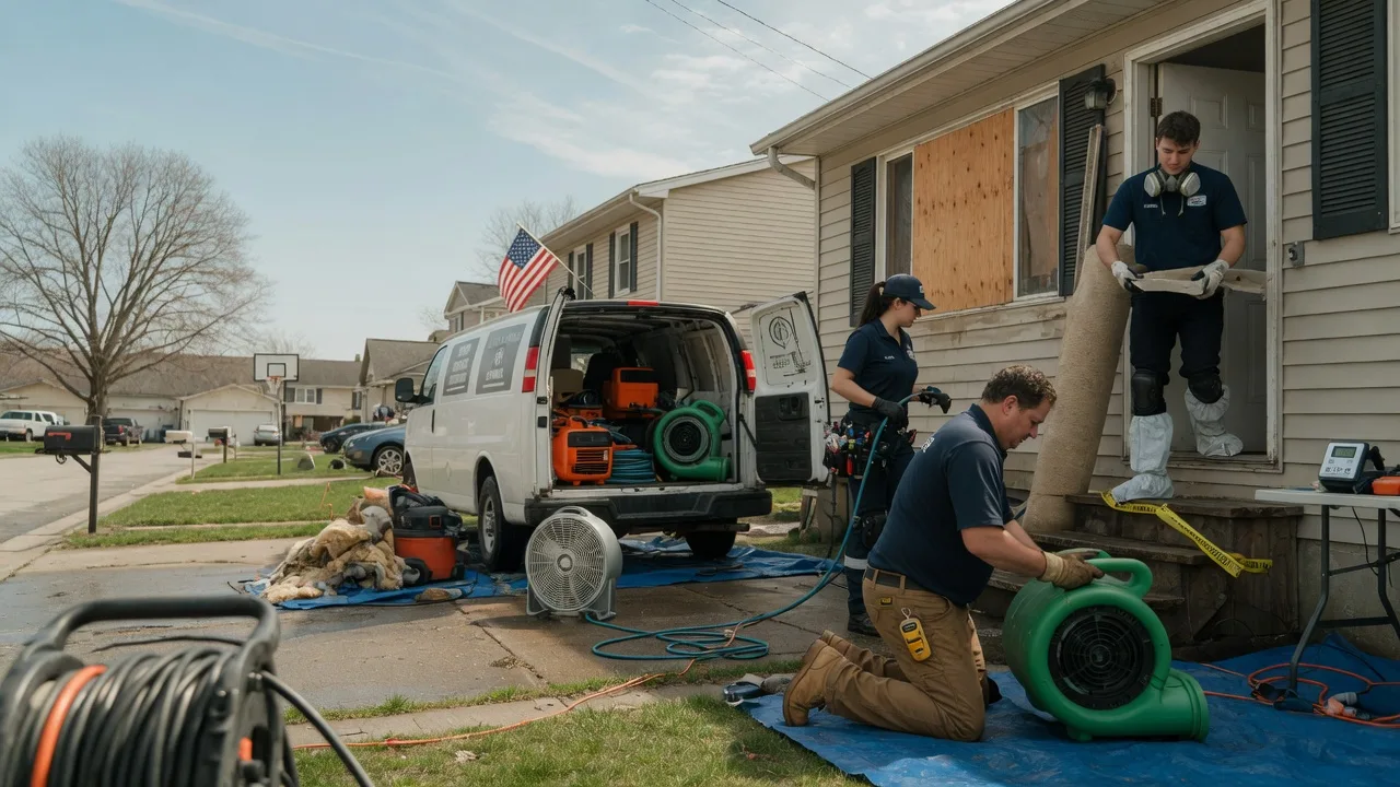 Water Damage Restoration in Tippecanoe, IN near me
